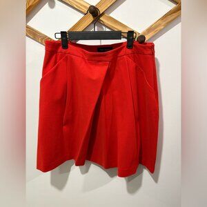 PINK TARTAN RED MINI SKIRT